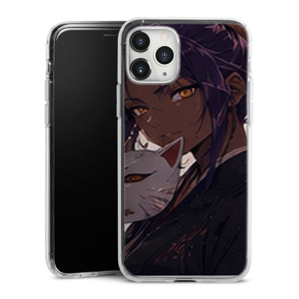 Coque Yoruichi Masque Chat Blanc Manga | iPhone, Samsung, Manga Bleach, Yoruichi Bleach - coque Yoruichi manga pour iPhone et Samsung
