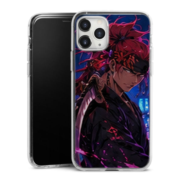 Coque Renji Abarai Rue Neon Violette Manga | iPhone, Samsung, Manga Bleach, Renji Abarai - coque Renji Abarai manga pour iPhone et Samsung