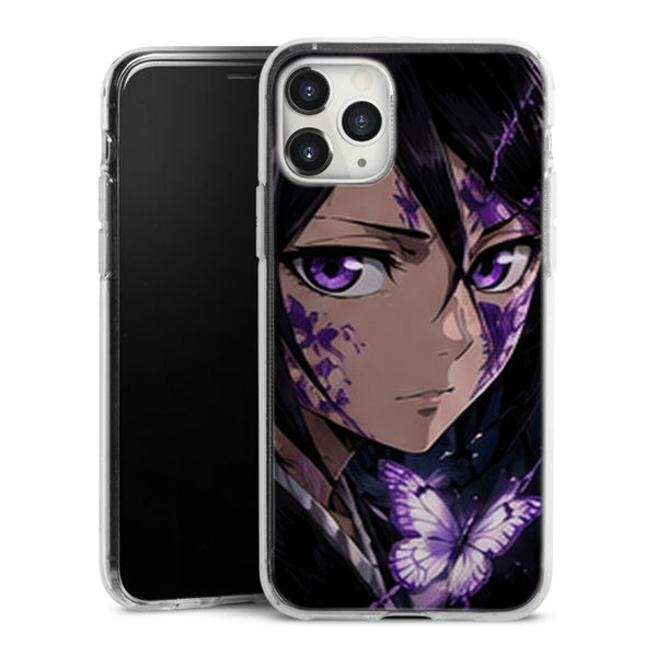 Coque Rukia Kuchiki Visage Papillon Violet Manga | iPhone, Samsung, Manga Bleach, Rukia Kuchiki - coque Rukia Kuchiki manga pour iPhone et Samsung