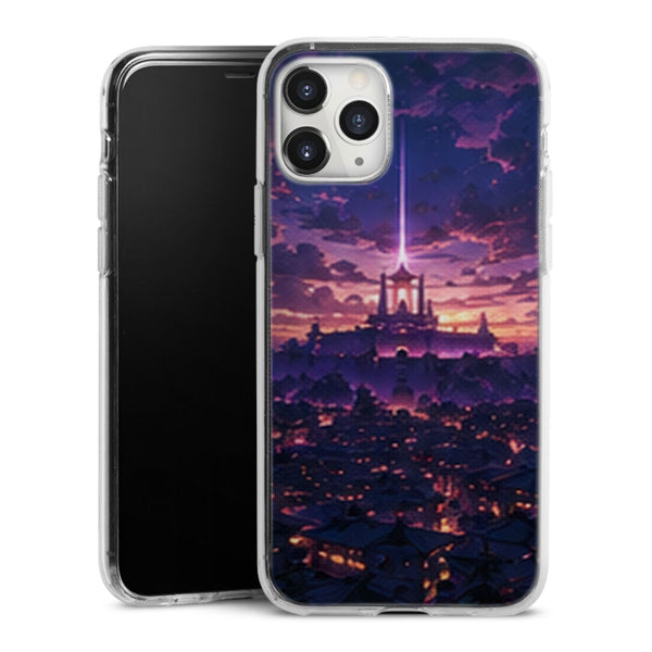 Coque Soul Society Ville Violette Coucher Soleil Manga | iPhone, Samsung, Manga Bleach, Soul Society - coque Soul Society manga pour iPhone et Samsung