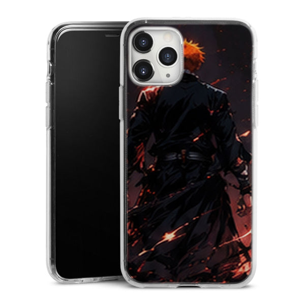 Coque Ichigo Kurosaki Dos Flammes Rouges Bleach | iPhone, Samsung