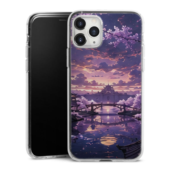 Coque Soul Society Pont Cerisiers Violets Manga | iPhone, Samsung, Manga Bleach, Soul Society - coque Soul Society manga pour iPhone et Samsung