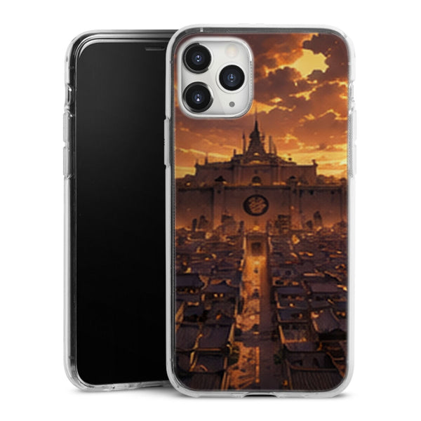 Coque Soul Society Citadelle Orange Soir Manga | iPhone, Samsung, Manga Bleach, Soul Society - coque Soul Society manga pour iPhone et Samsung