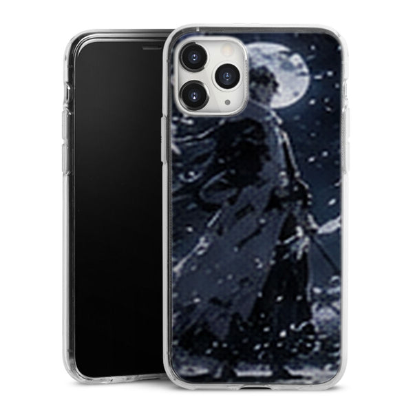 Coque Byakuya Kuchiki Silhouette Lune Neige Manga | iPhone, Samsung, Manga Bleach, Byakuya Kuchiki - coque Byakuya Kuchiki manga pour iPhone et Samsung