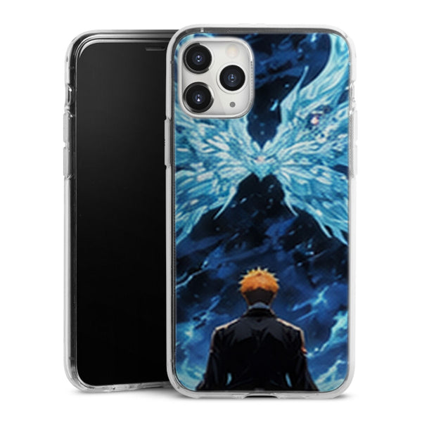 Coque Ichigo Kurosaki Ailes Glace Bleue Bleach | iPhone, Samsung