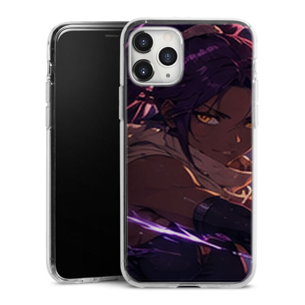 Coque Yoruichi Attaque Eclair Violet Katana Manga | iPhone, Samsung, Manga Bleach, Yoruichi Bleach - coque Yoruichi manga pour iPhone et Samsung