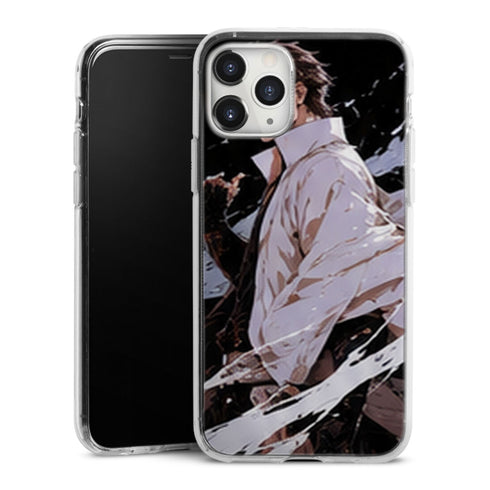 Coque Aizen Katana Encre Blanche | iPhone, Samsung, Manga Bleach, Aizen