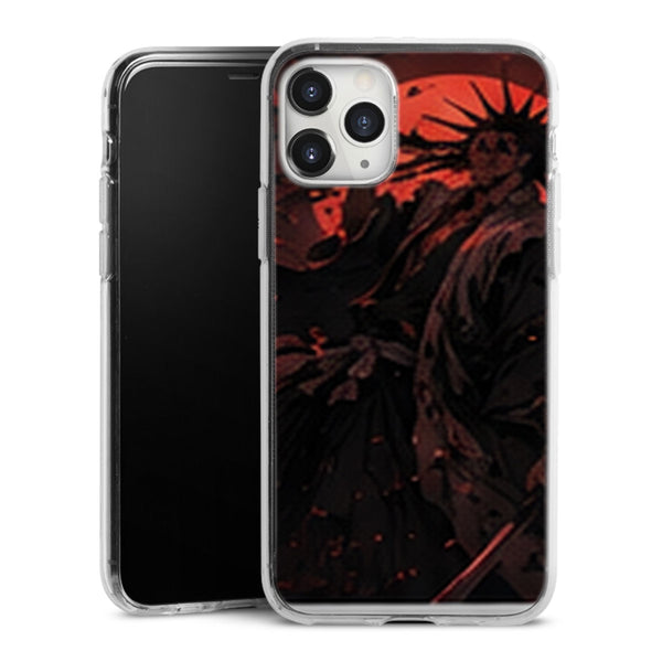 Coque Kenpachi Zaraki Lune Rouge Ombre Manga | iPhone, Samsung, Manga Bleach, Kenpachi Zaraki - coque Kenpachi Zaraki manga pour iPhone et Samsung