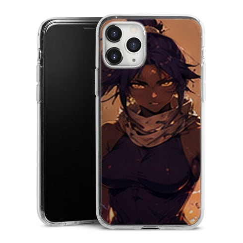 Coque Yoruichi Portrait Eclairs Or Manga | iPhone, Samsung, Manga Bleach, Yoruichi Bleach - coque Yoruichi manga pour iPhone et Samsung