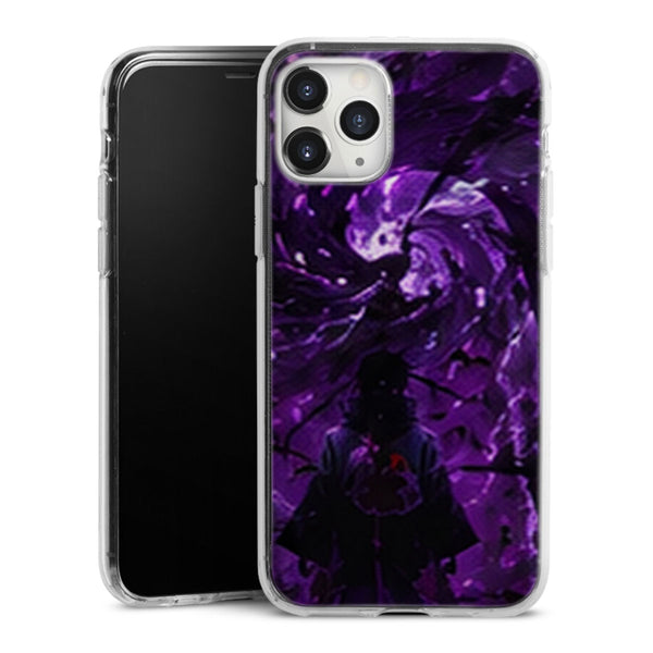 Coque Tourbillon Violet Uchiha Naruto | iPhone, Samsung, Manga Dark - coque Naruto univers rouges et univers noirs pour iPhone et Samsung