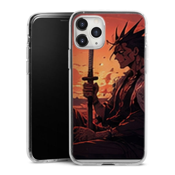 Coque Kenpachi Zaraki Silhouette Orange Katana Manga | iPhone, Samsung, Manga Bleach, Kenpachi Zaraki - coque Kenpachi Zaraki manga pour iPhone et Samsung