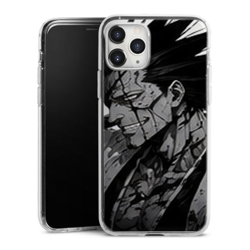 Coque Kenpachi Zaraki Profil Noir Blanc Sabre Manga | iPhone, Samsung, Manga Bleach, Kenpachi Zaraki - coque Kenpachi Zaraki manga pour iPhone et Samsung