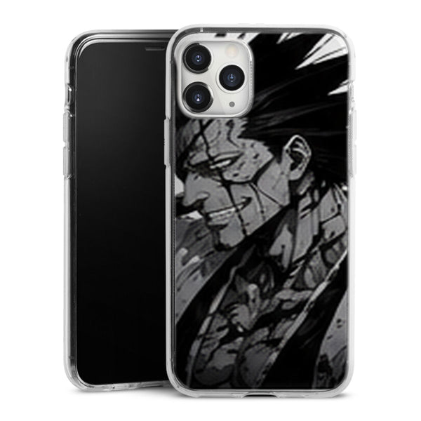 Coque Kenpachi Zaraki Profil Noir Blanc Sabre Manga | iPhone, Samsung, Manga Bleach, Kenpachi Zaraki - coque Kenpachi Zaraki manga pour iPhone et Samsung