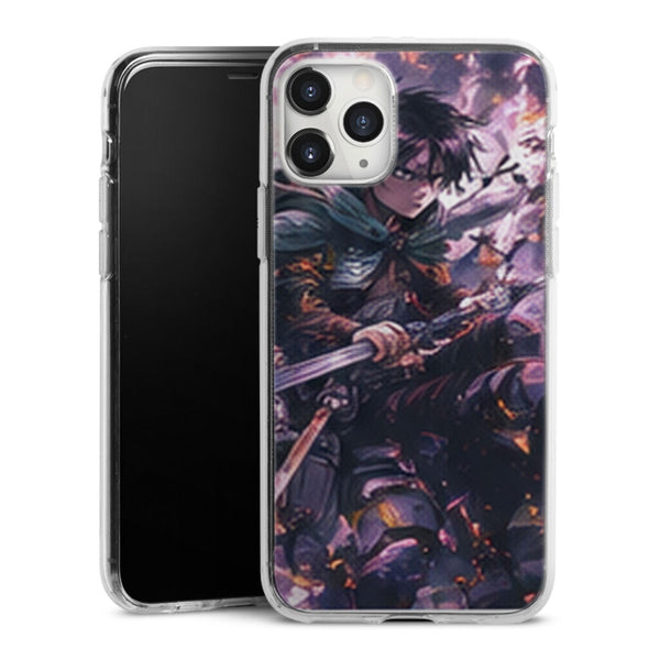 Coque SNK iPhone iPhone Anime Noir Et Rouge | Attaque des Titans