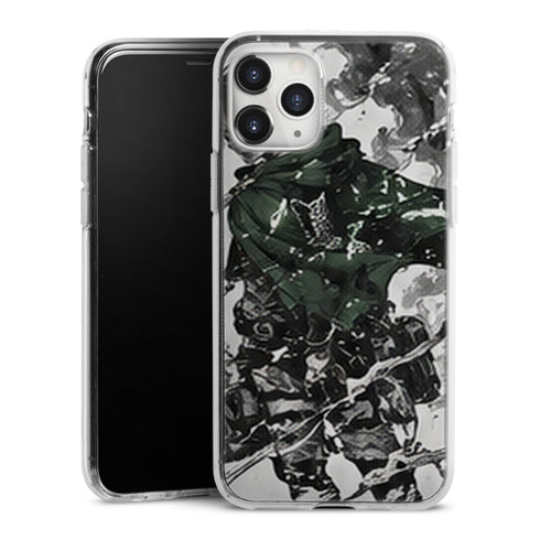 Coque Bataillon d'Exploration Soldat Noir Et Blanc | Coque Levi Ackerman