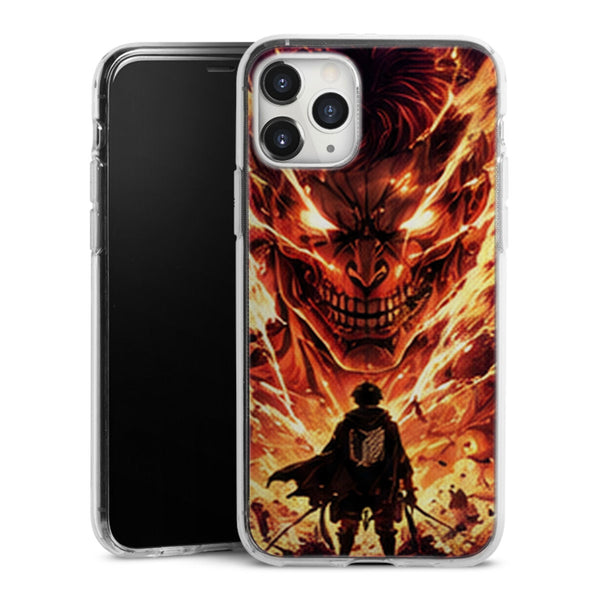 Coque Bataillon d'Exploration Titan De Feu | Coque Eren Titan