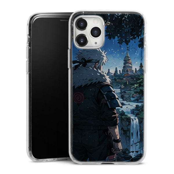 Coque Hokage Kakashi Hatake Dos Village Konoha Nuit - coque telephone Hokage Naruto Shippuden