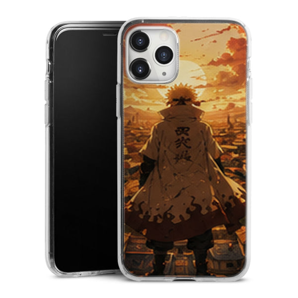 Coque Hokage Minato Coucher Soleil Village Konoha Manga - coque telephone Hokage Naruto Shippuden
