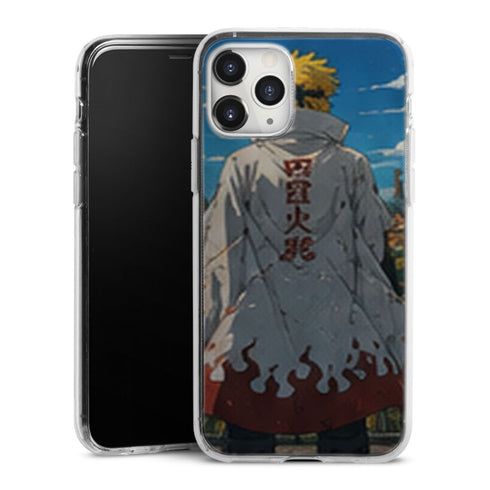 Coque Hokage Minato Dos Village Konoha Manteau Quatrieme - coque telephone Hokage Naruto Shippuden