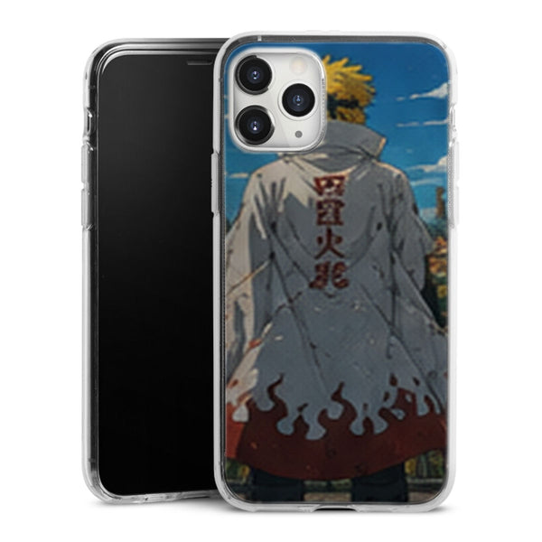 Coque Hokage Minato Dos Village Konoha Manteau Quatrieme - coque telephone Hokage Naruto Shippuden