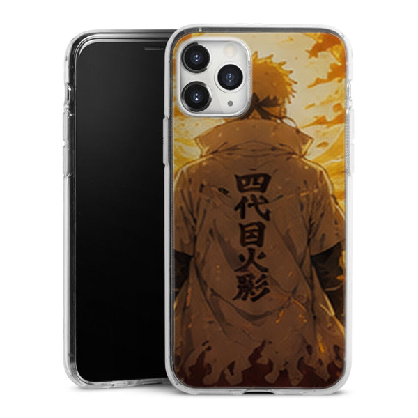 Coque Hokage Minato Flammes Dorees Manteau Quatrieme - coque telephone Hokage Naruto Shippuden