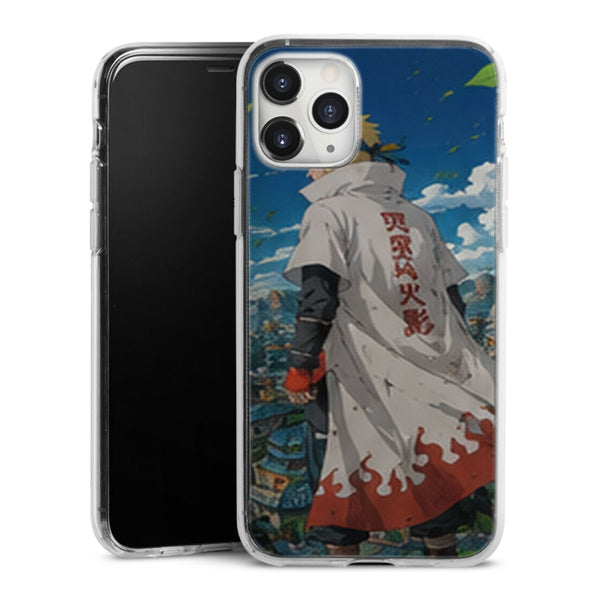 Coque Hokage Minato Namikaze Manteau Blanc Village Konoha - coque telephone Hokage Naruto Shippuden