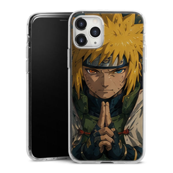 Coque Hokage Minato Namikaze Signe Main Regard Ninja - coque telephone Hokage Naruto Shippuden