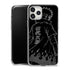 Coque Hokage Minato Noir Blanc Manteau Flammes Minimaliste - coque telephone Hokage Naruto Shippuden