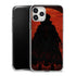 Coque Hokage Silhouette Rouge Noir Coucher Soleil Konoha - coque telephone Hokage Naruto Shippuden