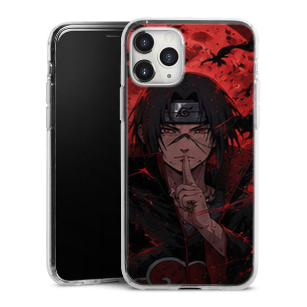 Coque Itachi Akatsuki Corbeaux Rouge Noir Manga — MaCoquePerso