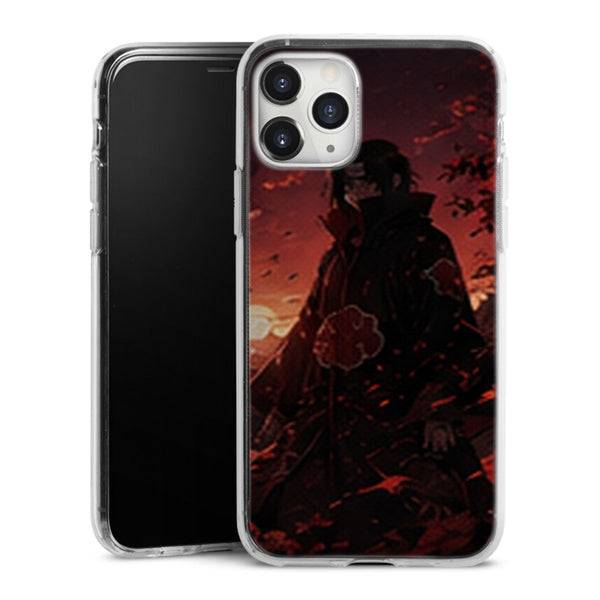 Coque Itachi Akatsuki Coucher Soleil Corbeaux Rouges — MaCoquePerso