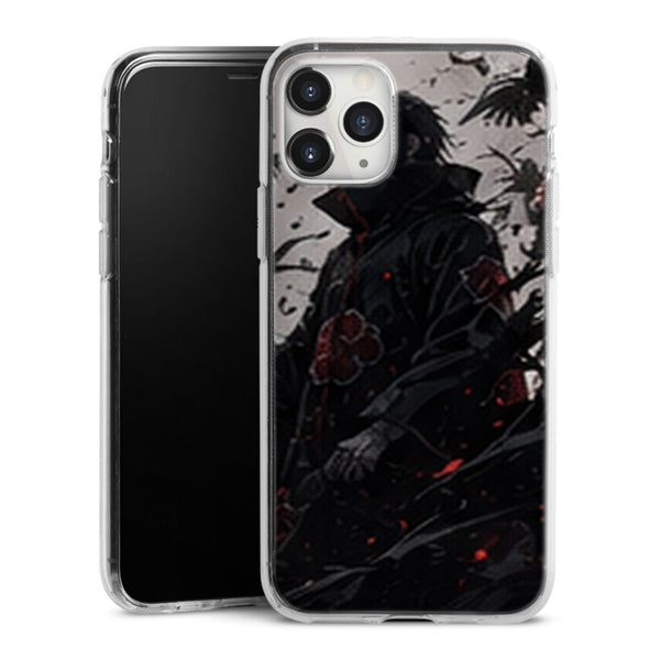 Coque Itachi Corbeaux Noir Blanc Manteau Akatsuki — MaCoquePerso