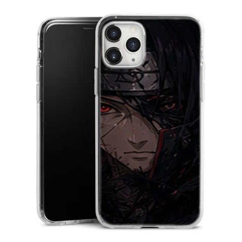 Coque Itachi Portrait Bandeau Konoha Sharingan Rouge — MaCoquePerso