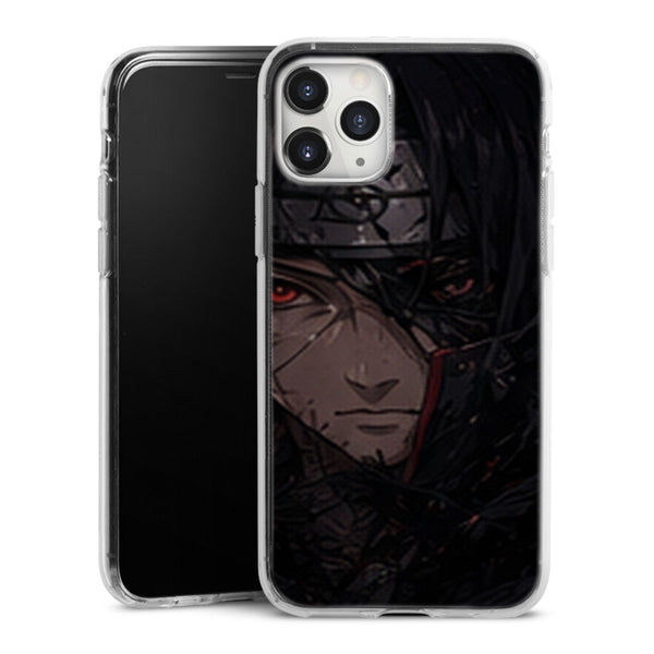 Coque Itachi Portrait Bandeau Konoha Sharingan Rouge — MaCoquePerso