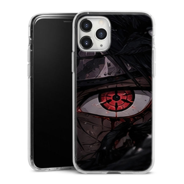 Coque Itachi Sharingan Gros Plan Noir Rouge Manga — MaCoquePerso
