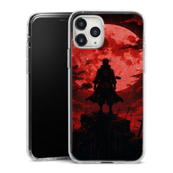 Coque Itachi Uchiha Lune Rouge Corbeaux Akatsuki — MaCoquePerso