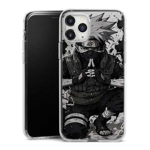 Coque Kakashi ANBU Noir Blanc Jutsu Main Ninja - coque telephone Kakashi Naruto Shippuden