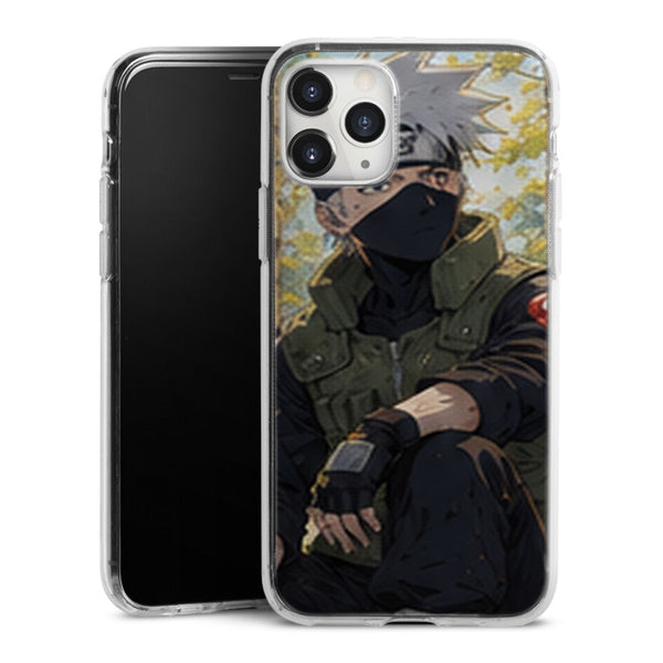 Coque Kakashi Foret Lumiere Doree Ninja Assis - coque telephone Kakashi Naruto Shippuden