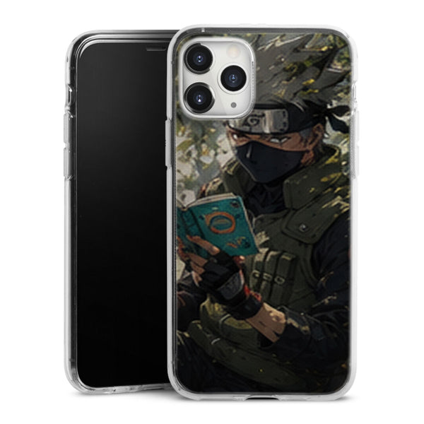 Coque Kakashi Hatake Livre Icha Icha Feuilles Automne - coque telephone Kakashi Naruto Shippuden