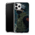 Coque Kakashi Hatake Portrait Bleu Vert Masque Konoha - coque telephone Kakashi Naruto Shippuden