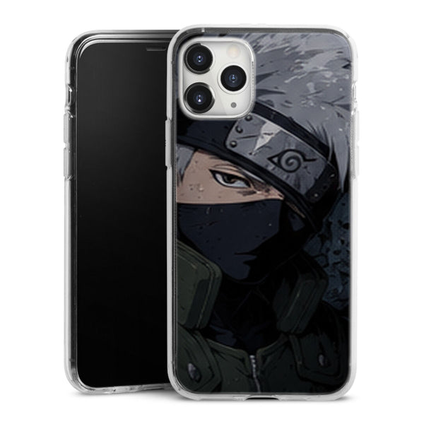 Coque Kakashi Hatake Portrait Masque Bandeau Konoha - coque telephone Kakashi Naruto Shippuden