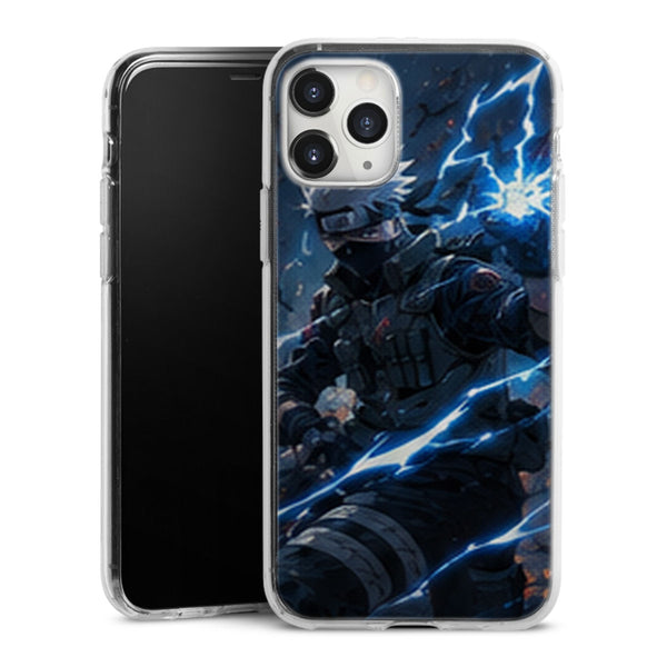 Coque Kakashi Raikiri Combat Eclairs Bleus Action - coque telephone Kakashi Naruto Shippuden