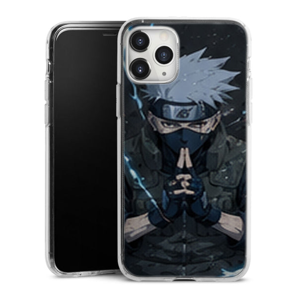 Coque Kakashi Signe Main Chidori Bleu Konoha - coque telephone Kakashi Naruto Shippuden