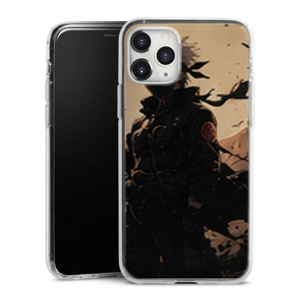 Coque Kakashi Silhouette Corbeaux Coucher Soleil Ninja - coque telephone Kakashi Naruto Shippuden