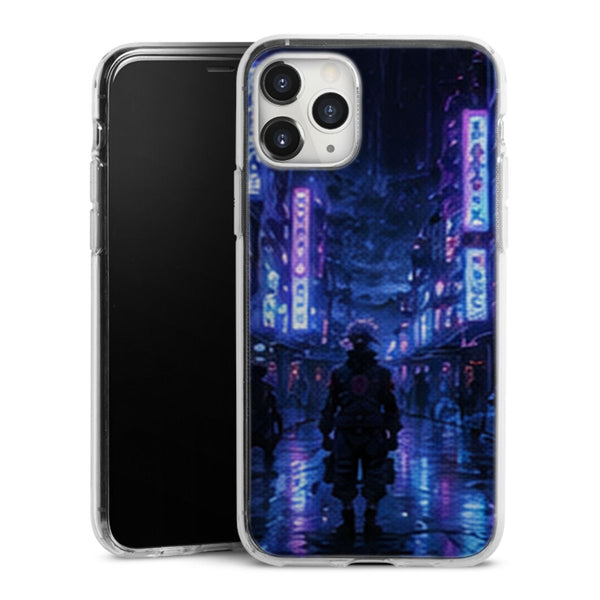 Coque Kakashi Ville Neon Cyberpunk Naruto Shippuden - coque telephone Kakashi Naruto Shippuden