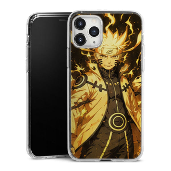 Coque Naruto Rikudo Flammes Dorees Shippuden — MaCoquePerso