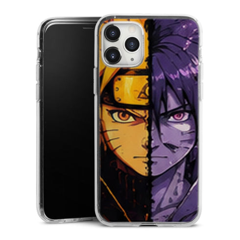 Coque Naruto Sasuke Visage Partage Rivalite | iPhone, Samsung