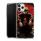 Coque Naruto Uzumaki Assis Fond Rouge Manga — MaCoquePerso