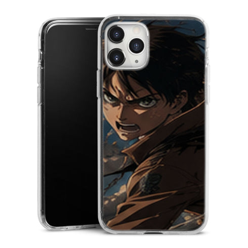 Coque Eren Titan Assaut du Combattant Attaque des Titans - coque silicone manga iPhone Samsung - second visuel