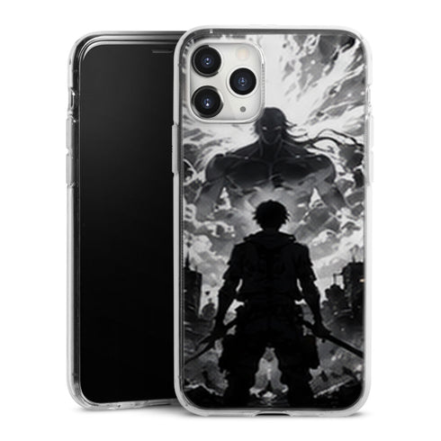 Coque Eren Titan Dernier Rempart Attaque des Titans - coque silicone manga iPhone Samsung - second visuel
